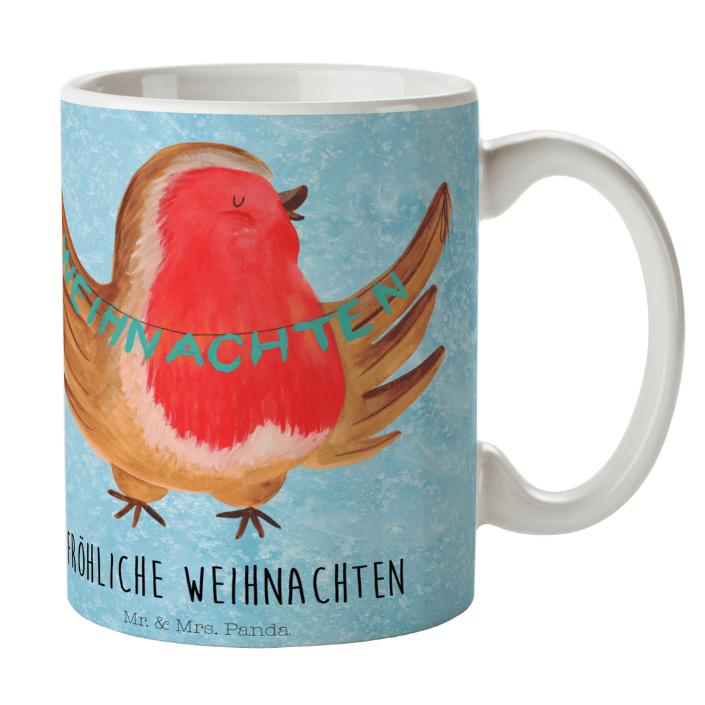 Tasse Rotkehlchen Weihnachten Frohe Weihnachten, Weihnachten, Weihnachtsmotiv, Weihnachtsgruß, Heiligabend, Winter, Vogel, xmas Becher, Kaffeetasse, Kaffeebecher, Tee, Frühstück, Büro  Winter, Weihnachten, Weihnachtsdeko, Nikolaus, Advent, Heiligabend, Wintermotiv