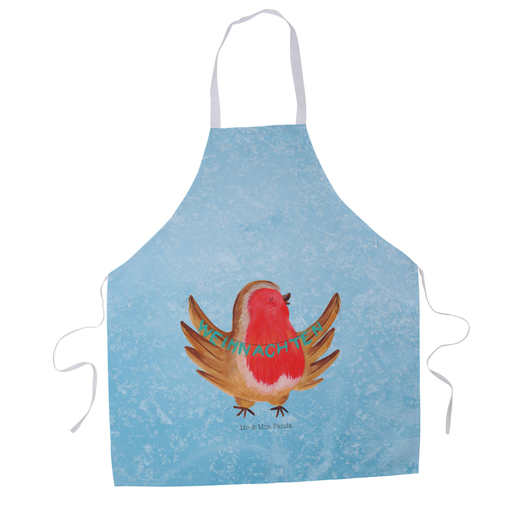 Kochschürze Rotkehlchen Weihnachten Schürze, Backschürze, Küchenschürze, Grillschürze, Latzschürze, Winter, Weihnachten, Weihnachtsdeko, Nikolaus, Advent, Heiligabend, Wintermotiv, Frohe Weihnachten, Weihnachtsmotiv, Weihnachtsgruß, Vogel, xmas
