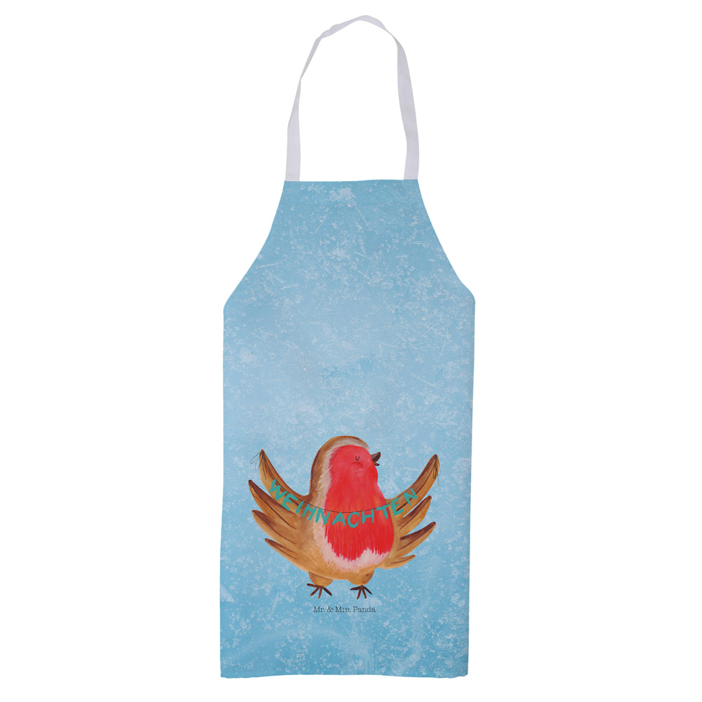 Kochschürze Rotkehlchen Weihnachten Schürze, Backschürze, Küchenschürze, Grillschürze, Latzschürze, Winter, Weihnachten, Weihnachtsdeko, Nikolaus, Advent, Heiligabend, Wintermotiv, Frohe Weihnachten, Weihnachtsmotiv, Weihnachtsgruß, Vogel, xmas
