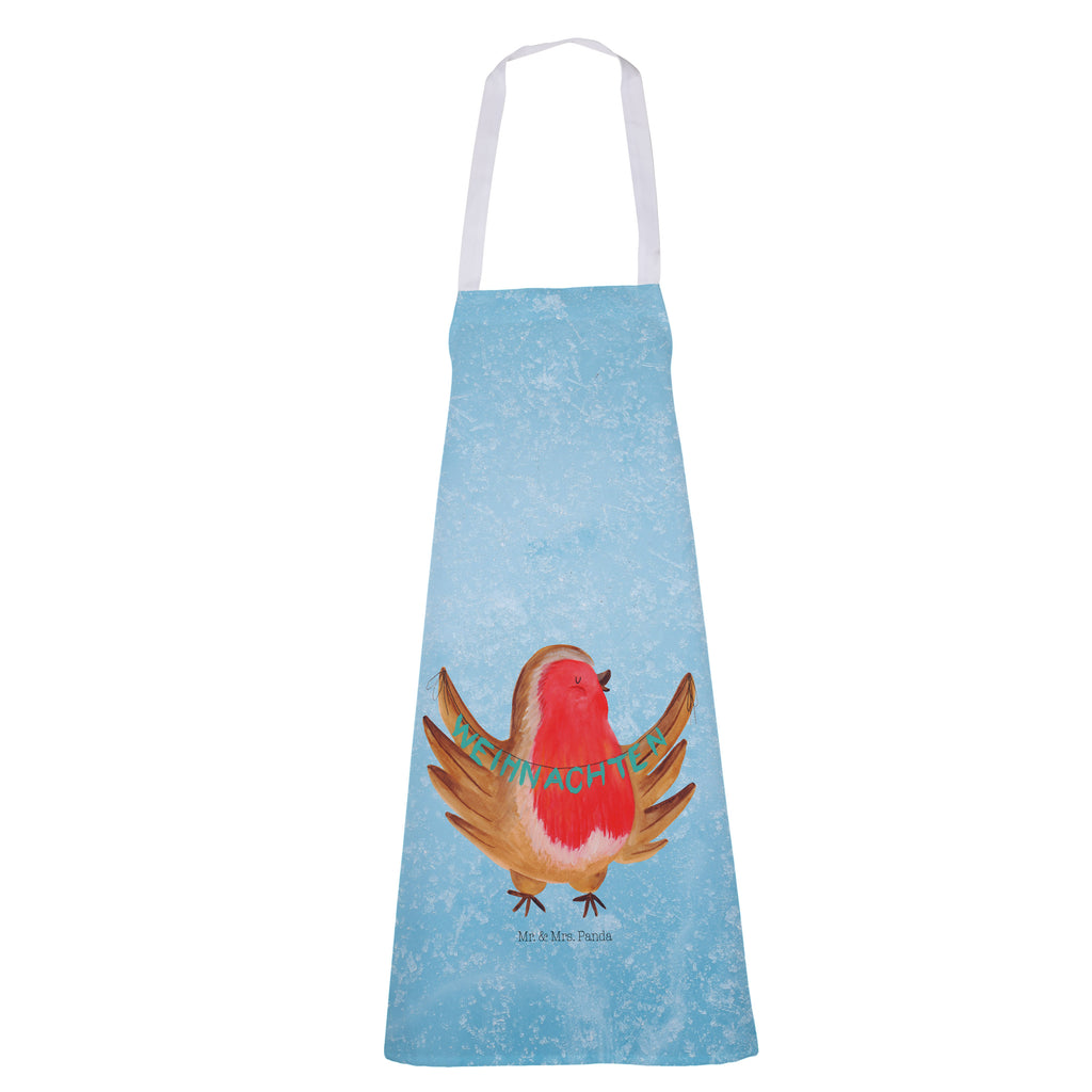 Kochschürze Rotkehlchen Weihnachten Schürze, Backschürze, Küchenschürze, Grillschürze, Latzschürze, Winter, Weihnachten, Weihnachtsdeko, Nikolaus, Advent, Heiligabend, Wintermotiv, Frohe Weihnachten, Weihnachtsmotiv, Weihnachtsgruß, Vogel, xmas
