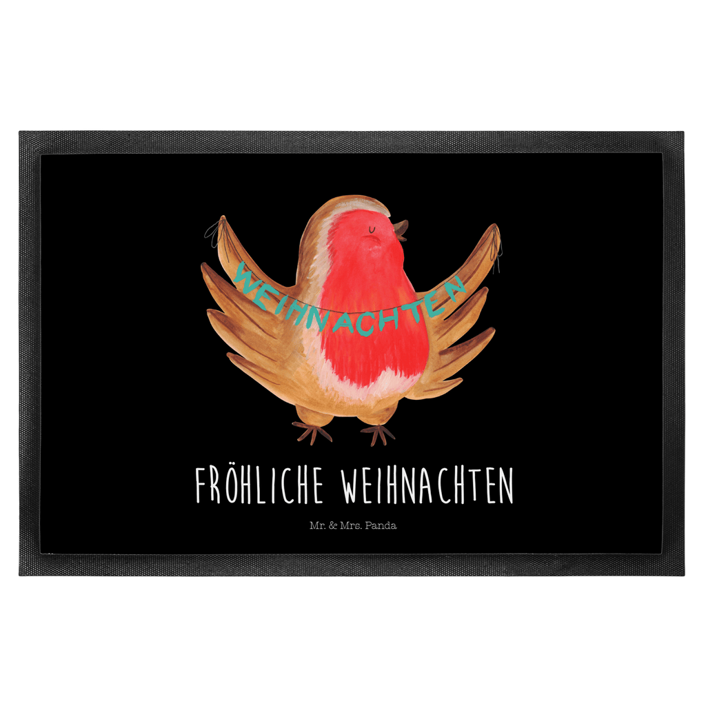 Fußmatte Rotkehlchen Weihnachten Frohe Weihnachten, Weihnachten, Weihnachtsmotiv, Weihnachtsgruß, Heiligabend, Winter, Vogel, xmas Türvorleger, Schmutzmatte, Fußabtreter, Matte, Schmutzfänger, Fußabstreifer, Schmutzfangmatte, Türmatte, Motivfußmatte,  Haustürmatte, Vorleger  Winter, Weihnachten, Weihnachtsdeko, Nikolaus, Advent, Heiligabend, Wintermotiv