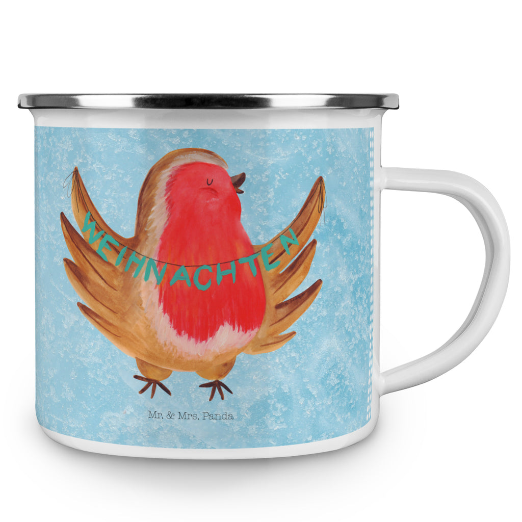 Camping Emaille Tasse Rotkehlchen Weihnachten Campingtasse, Trinkbecher, Metalltasse, Outdoor Tasse, Emaille Trinkbecher, Blechtasse Outdoor, Emaille Campingbecher, Edelstahl Trinkbecher, Metalltasse für Camping, Kaffee Blechtasse, Camping Tasse Metall, Winter, Weihnachten, Weihnachtsdeko, Nikolaus, Advent, Heiligabend, Wintermotiv, Frohe Weihnachten, Weihnachtsmotiv, Weihnachtsgruß, Vogel, xmas