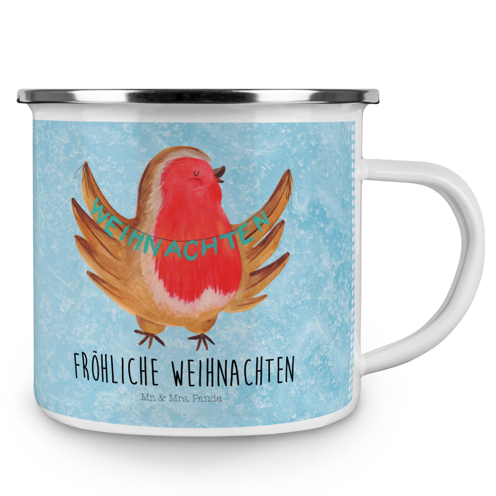 Camping Emaille Tasse Rotkehlchen Weihnachten Campingtasse, Trinkbecher, Metalltasse, Outdoor Tasse, Emaille Trinkbecher, Blechtasse Outdoor, Emaille Campingbecher, Edelstahl Trinkbecher, Metalltasse für Camping, Kaffee Blechtasse, Camping Tasse Metall, Winter, Weihnachten, Weihnachtsdeko, Nikolaus, Advent, Heiligabend, Wintermotiv, Frohe Weihnachten, Weihnachtsmotiv, Weihnachtsgruß, Vogel, xmas