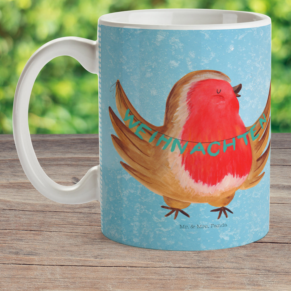 Kindertasse Rotkehlchen Weihnachten Kunststoff Tasse, Kindergarten, Tasse, Trinkbecher, Camping Becher, Kaffeetasse, Kunststoffbecher, Kindergartenbecher, Outdoorgeschirr, Kunststoffgeschirr, Reisebecher, Reisetasse, Kinderbecher, Winter, Weihnachten, Weihnachtsdeko, Nikolaus, Advent, Heiligabend, Wintermotiv, Frohe Weihnachten, Weihnachtsmotiv, Weihnachtsgruß, Vogel, xmas