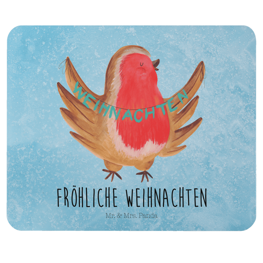 Mauspad Rotkehlchen Weihnachten Mousepad, Computer zubehör, Büroausstattung, PC Zubehör, Arbeitszimmer, Mauspad, Einzigartiges Mauspad, Designer Mauspad, Winter, Weihnachten, Weihnachtsdeko, Nikolaus, Advent, Heiligabend, Wintermotiv, Frohe Weihnachten, Weihnachtsmotiv, Weihnachtsgruß, Vogel, xmas