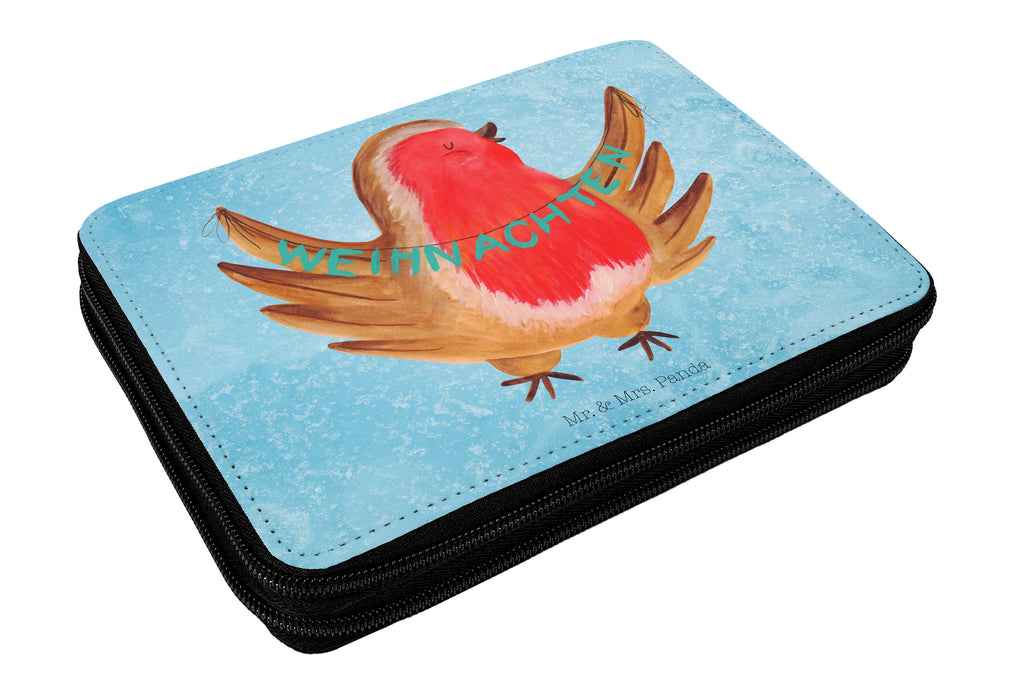 Federmappe Rotkehlchen Weihnachten Federmappe, Stiftetasche, Stifte Etui, Schule, Einschulung, Geschenk, Kind, Schüler, Schülerin, Stifterolle, Federmäppchen, Motiv, Grundschule, Federmäppchen bedruckt, Büro Stifte Etui, Bestückte Federmappe, Kinder Federmappe, Federmappe Einschulung, Winter, Weihnachten, Weihnachtsdeko, Nikolaus, Advent, Heiligabend, Wintermotiv, Frohe Weihnachten, Weihnachtsmotiv, Weihnachtsgruß, Vogel, xmas