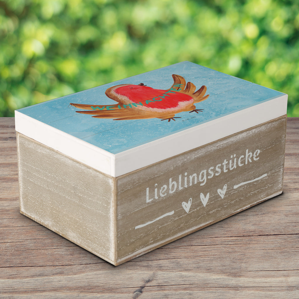 Holzkiste Rotkehlchen Weihnachten Holzkiste, Kiste, Schatzkiste, Truhe, Schatulle, XXL, Erinnerungsbox, Erinnerungskiste, Dekokiste, Aufbewahrungsbox, Winter, Weihnachten, Weihnachtsdeko, Nikolaus, Advent, Heiligabend, Wintermotiv, Frohe Weihnachten, Weihnachtsmotiv, Weihnachtsgruß, Vogel, xmas