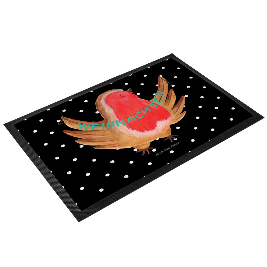 Fußmatte Rotkehlchen Weihnachten Frohe Weihnachten, Weihnachten, Weihnachtsmotiv, Weihnachtsgruß, Heiligabend, Winter, Vogel, xmas Türvorleger, Schmutzmatte, Fußabtreter, Matte, Schmutzfänger, Fußabstreifer, Schmutzfangmatte, Türmatte, Motivfußmatte,  Haustürmatte, Vorleger  Winter, Weihnachten, Weihnachtsdeko, Nikolaus, Advent, Heiligabend, Wintermotiv