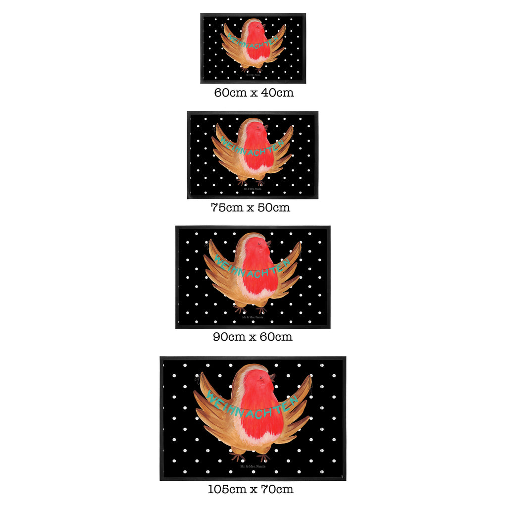 Fußmatte Rotkehlchen Weihnachten Frohe Weihnachten, Weihnachten, Weihnachtsmotiv, Weihnachtsgruß, Heiligabend, Winter, Vogel, xmas Türvorleger, Schmutzmatte, Fußabtreter, Matte, Schmutzfänger, Fußabstreifer, Schmutzfangmatte, Türmatte, Motivfußmatte,  Haustürmatte, Vorleger  Winter, Weihnachten, Weihnachtsdeko, Nikolaus, Advent, Heiligabend, Wintermotiv