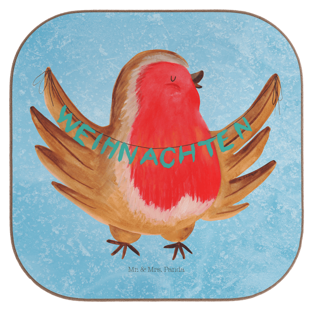 Quadratische Untersetzer Rotkehlchen Weihnachten Bierdeckel, Glasuntersetzer, Untersetzer Gläser, Getränkeuntersetzer, Winter, Weihnachten, Weihnachtsdeko, Nikolaus, Advent, Heiligabend, Wintermotiv, Frohe Weihnachten, Weihnachtsmotiv, Weihnachtsgruß, Vogel, xmas