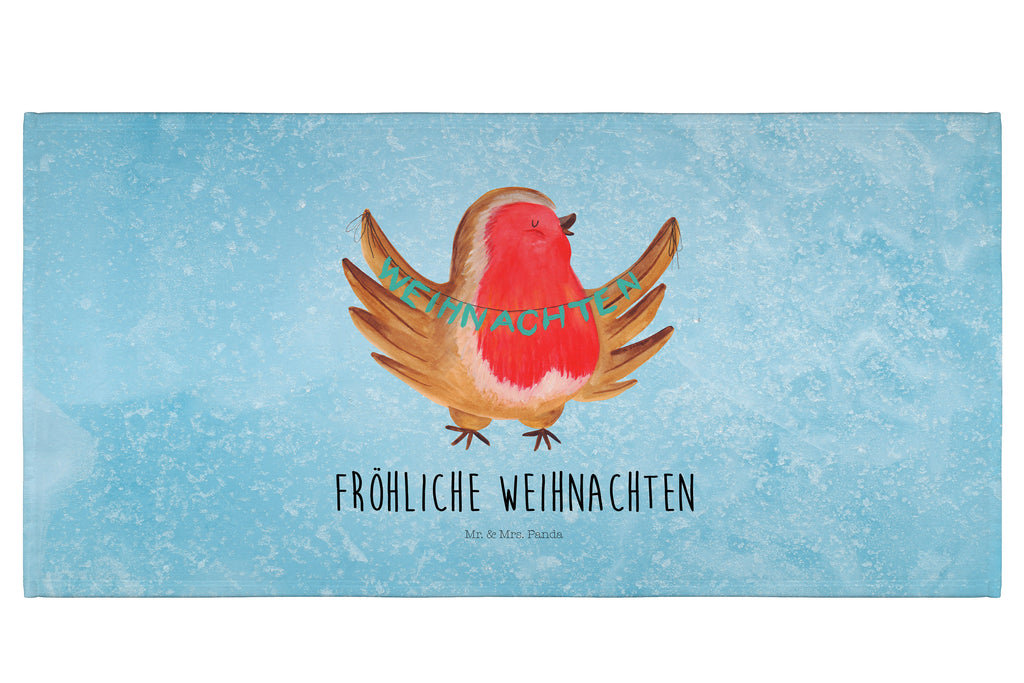 50 x 100 Handtuch Rotkehlchen Weihnachten Handtuch, Badehandtuch, Badezimmer, Handtücher, groß, Kinder, Baby, Winter, Weihnachten, Weihnachtsdeko, Nikolaus, Advent, Heiligabend, Wintermotiv, Frohe Weihnachten, Weihnachtsmotiv, Weihnachtsgruß, Vogel, xmas