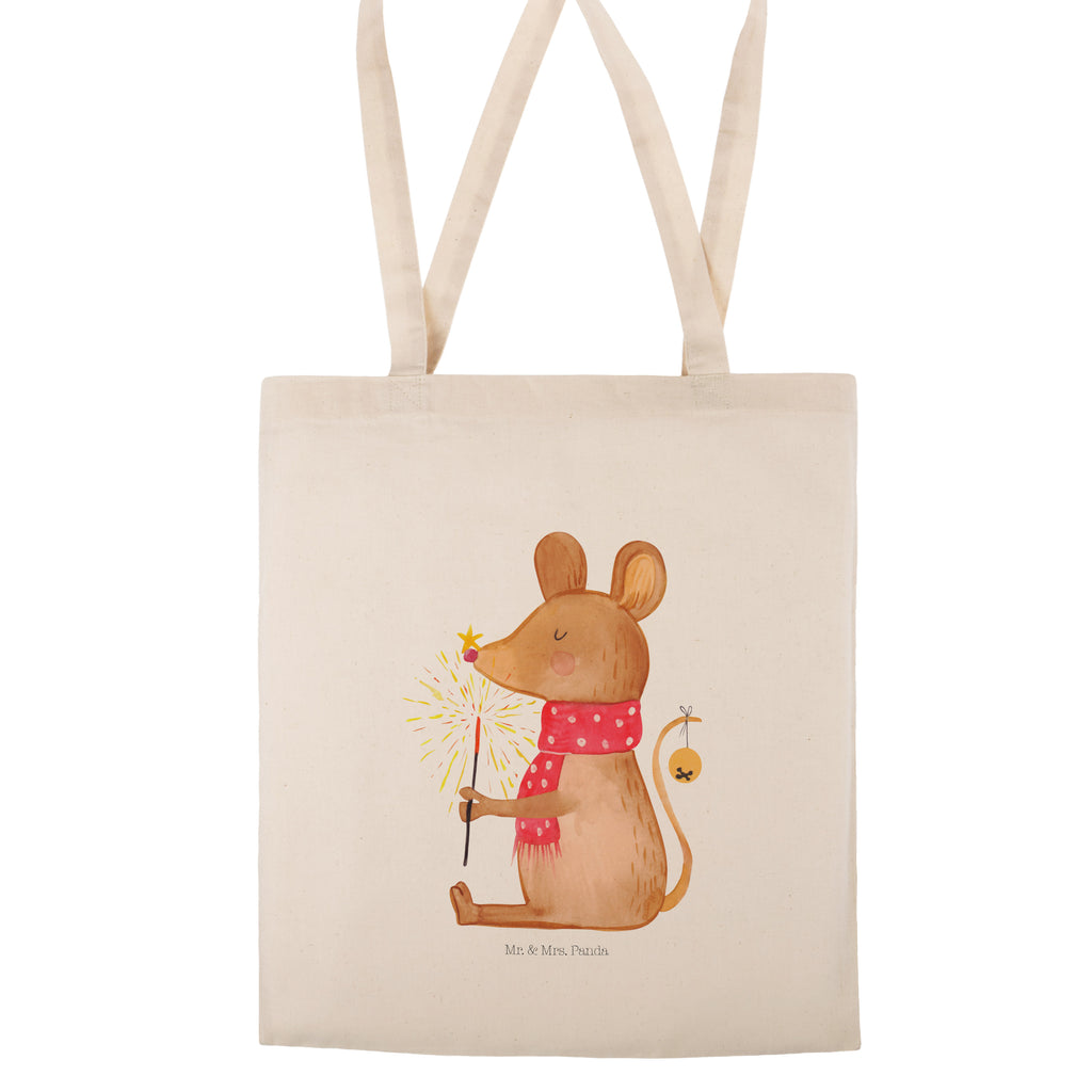 Tragetasche Weihnachtsmaus Beuteltasche, Beutel, Einkaufstasche, Jutebeutel, Stoffbeutel, Winter, Weihnachten, Weihnachtsdeko, Nikolaus, Advent, Heiligabend, Wintermotiv, Frohe Weihnachten, Weihnachtsgruß, Weihnachtsmotiv, Maus, Mäuschen, Weihnachtswunder