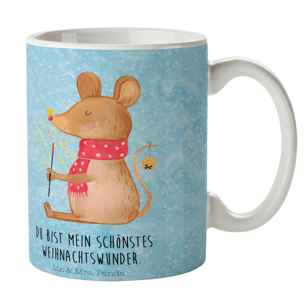 Tasse Weihnachtsmaus Frohe Weihnachten, Weihnachten, Weihnachtsgruß, Weihnachtsmotiv, Maus, Mäuschen, Weihnachtswunder  Becher, Kaffeetasse, Kaffeebecher, Tee, Frühstück, Büro  Winter, Weihnachten, Weihnachtsdeko, Nikolaus, Advent, Heiligabend, Wintermotiv