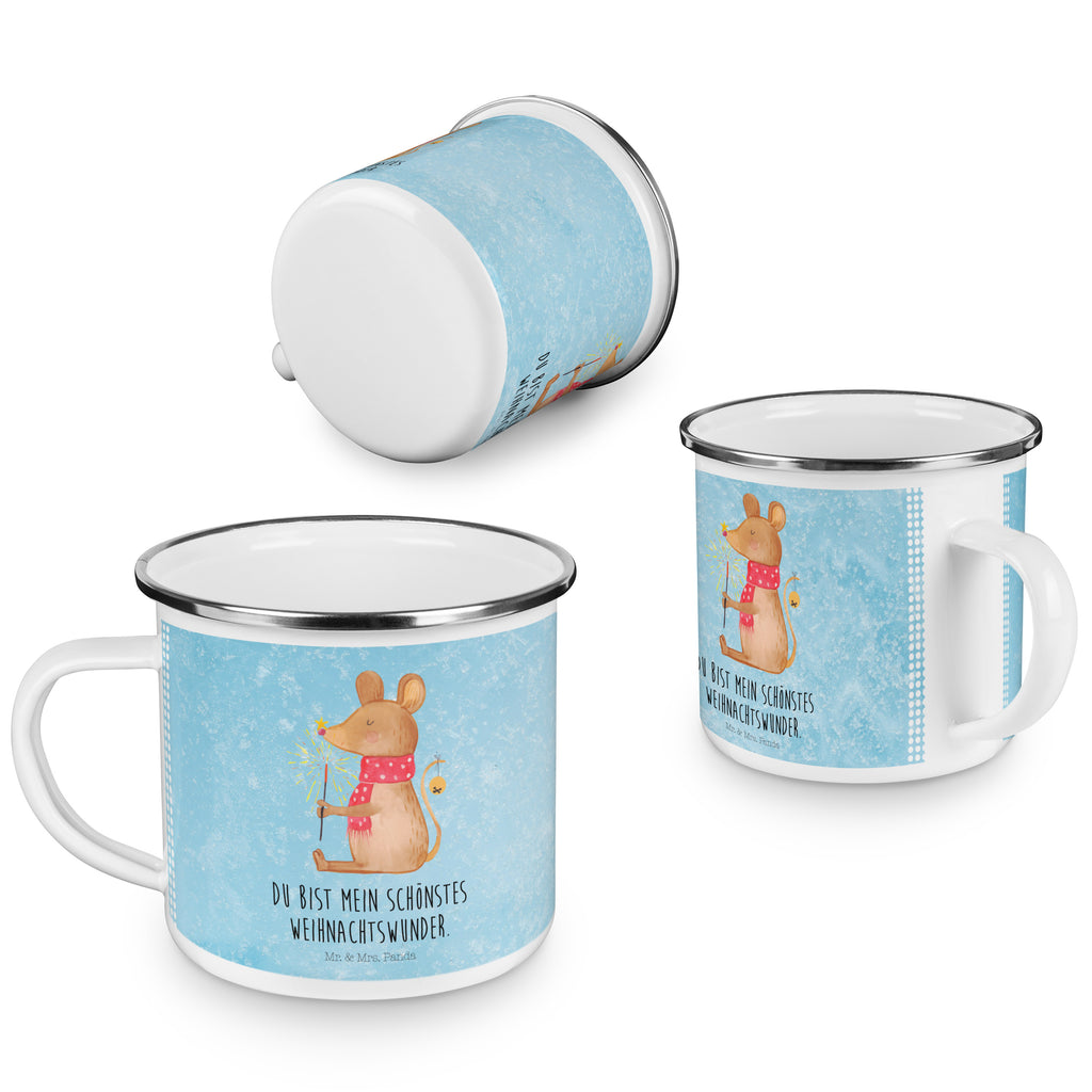 Camping Emaille Tasse Weihnachtsmaus Campingtasse, Trinkbecher, Metalltasse, Outdoor Tasse, Emaille Trinkbecher, Blechtasse Outdoor, Emaille Campingbecher, Edelstahl Trinkbecher, Metalltasse für Camping, Kaffee Blechtasse, Camping Tasse Metall, Winter, Weihnachten, Weihnachtsdeko, Nikolaus, Advent, Heiligabend, Wintermotiv, Frohe Weihnachten, Weihnachtsgruß, Weihnachtsmotiv, Maus, Mäuschen, Weihnachtswunder