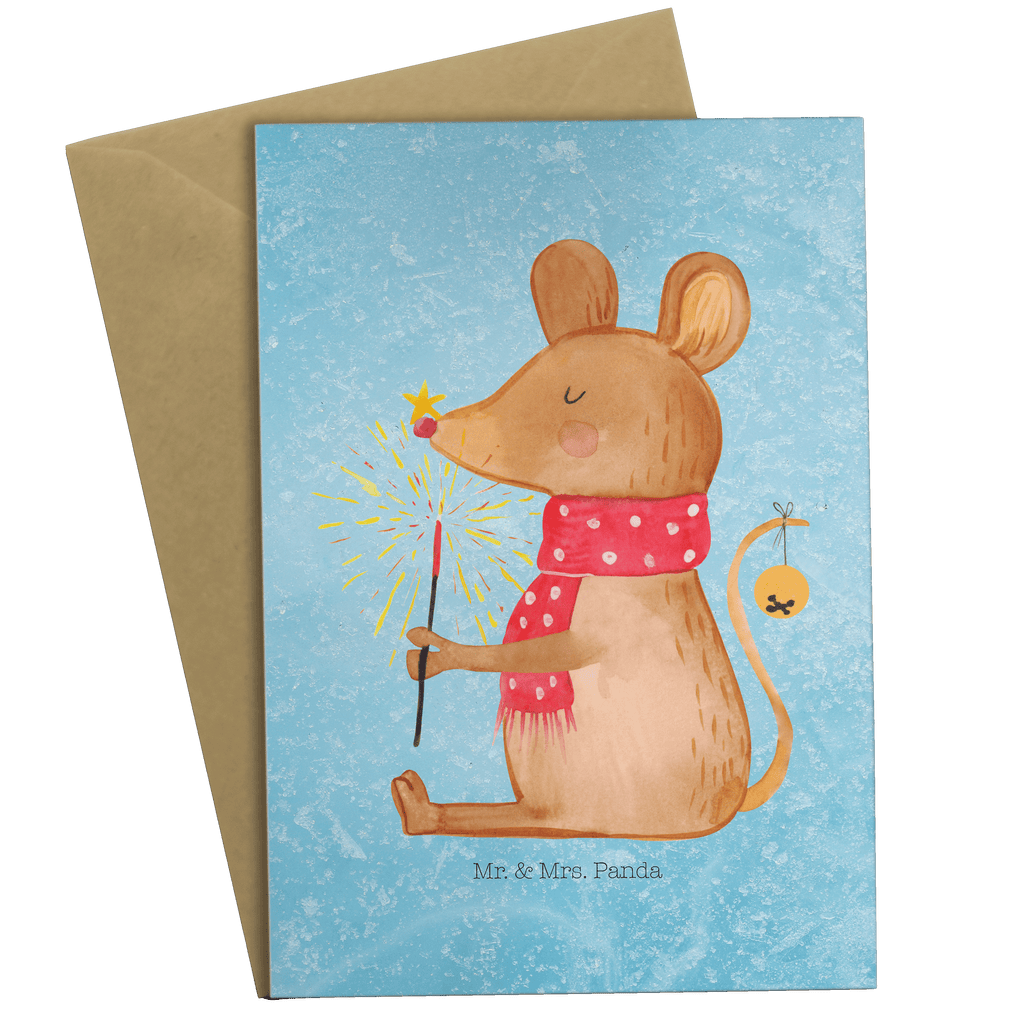 Grußkarte Weihnachtsmaus Klappkarte, Einladungskarte, Glückwunschkarte, Hochzeitskarte, Geburtstagskarte, Karte, Winter, Weihnachten, Weihnachtsdeko, Nikolaus, Advent, Heiligabend, Wintermotiv, Frohe Weihnachten, Weihnachtsgruß, Weihnachtsmotiv, Maus, Mäuschen, Weihnachtswunder