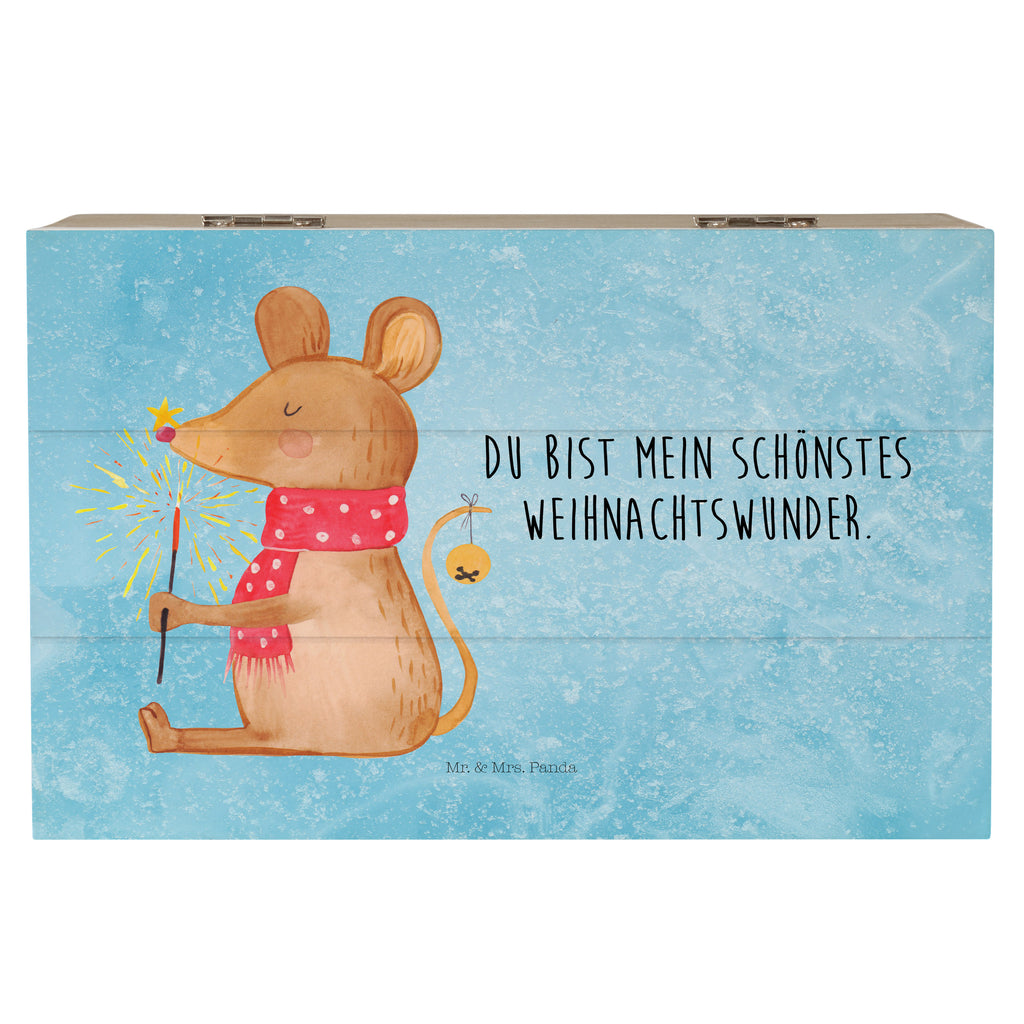 Holzkiste Weihnachtsmaus Holzkiste, Kiste, Schatzkiste, Truhe, Schatulle, XXL, Erinnerungsbox, Erinnerungskiste, Dekokiste, Aufbewahrungsbox, Winter, Weihnachten, Weihnachtsdeko, Nikolaus, Advent, Heiligabend, Wintermotiv, Frohe Weihnachten, Weihnachtsgruß, Weihnachtsmotiv, Maus, Mäuschen, Weihnachtswunder