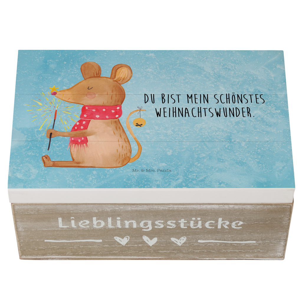 Holzkiste Weihnachtsmaus Holzkiste, Kiste, Schatzkiste, Truhe, Schatulle, XXL, Erinnerungsbox, Erinnerungskiste, Dekokiste, Aufbewahrungsbox, Winter, Weihnachten, Weihnachtsdeko, Nikolaus, Advent, Heiligabend, Wintermotiv, Frohe Weihnachten, Weihnachtsgruß, Weihnachtsmotiv, Maus, Mäuschen, Weihnachtswunder