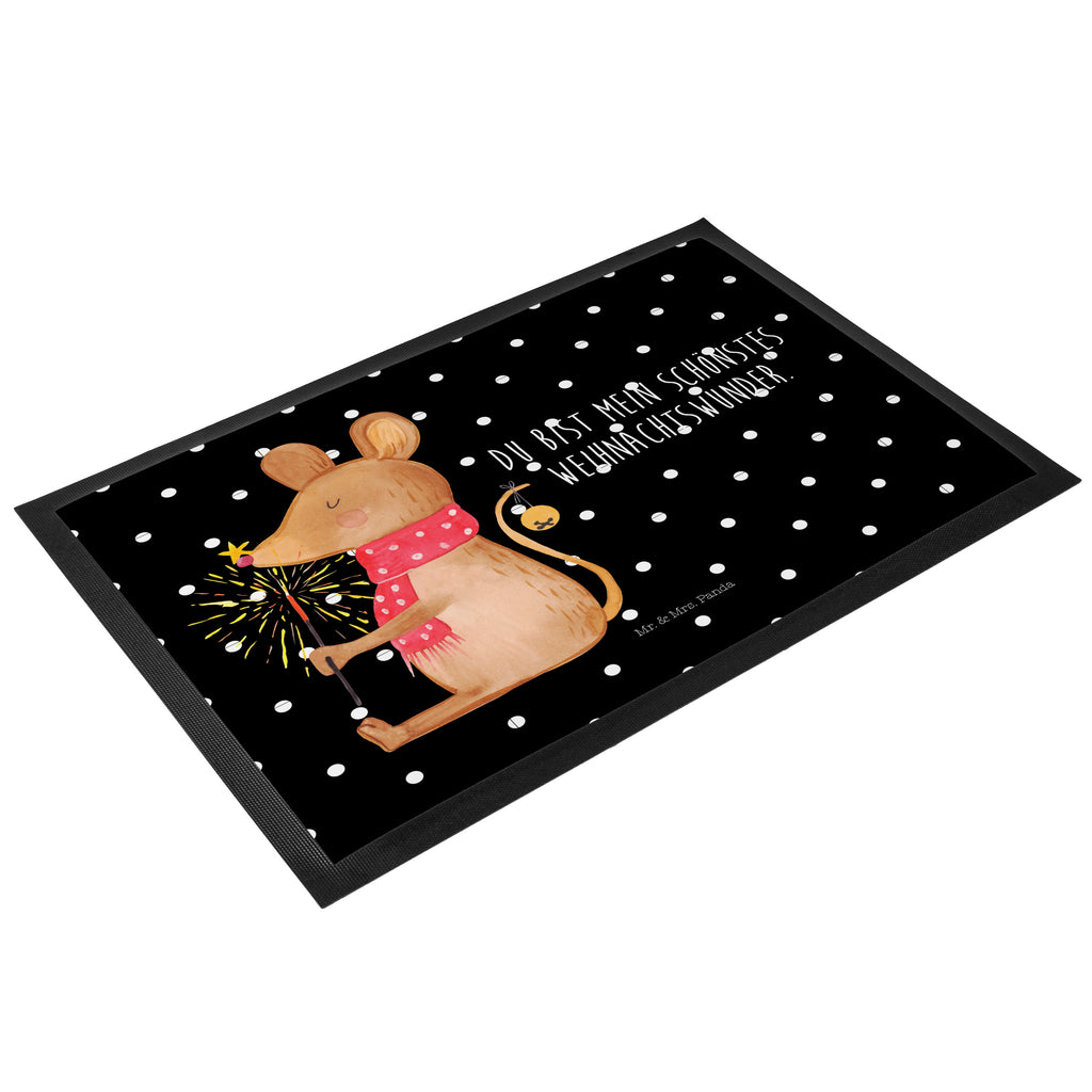Fußmatte Weihnachtsmaus Frohe Weihnachten, Weihnachten, Weihnachtsgruß, Weihnachtsmotiv, Maus, Mäuschen, Weihnachtswunder  Türvorleger, Schmutzmatte, Fußabtreter, Matte, Schmutzfänger, Fußabstreifer, Schmutzfangmatte, Türmatte, Motivfußmatte,  Haustürmatte, Vorleger  Winter, Weihnachten, Weihnachtsdeko, Nikolaus, Advent, Heiligabend, Wintermotiv