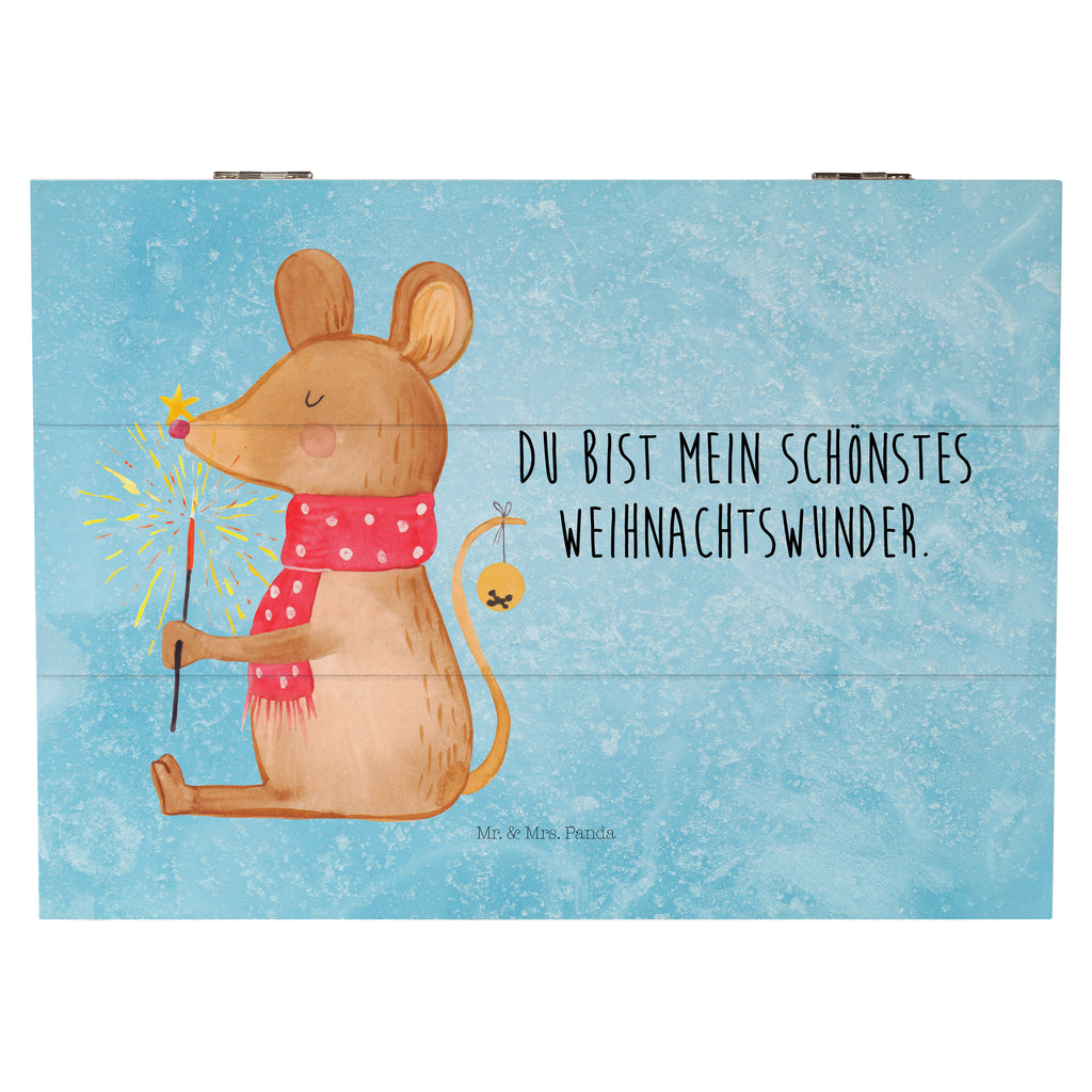 Holzkiste Weihnachtsmaus Holzkiste, Kiste, Schatzkiste, Truhe, Schatulle, XXL, Erinnerungsbox, Erinnerungskiste, Dekokiste, Aufbewahrungsbox, Winter, Weihnachten, Weihnachtsdeko, Nikolaus, Advent, Heiligabend, Wintermotiv, Frohe Weihnachten, Weihnachtsgruß, Weihnachtsmotiv, Maus, Mäuschen, Weihnachtswunder