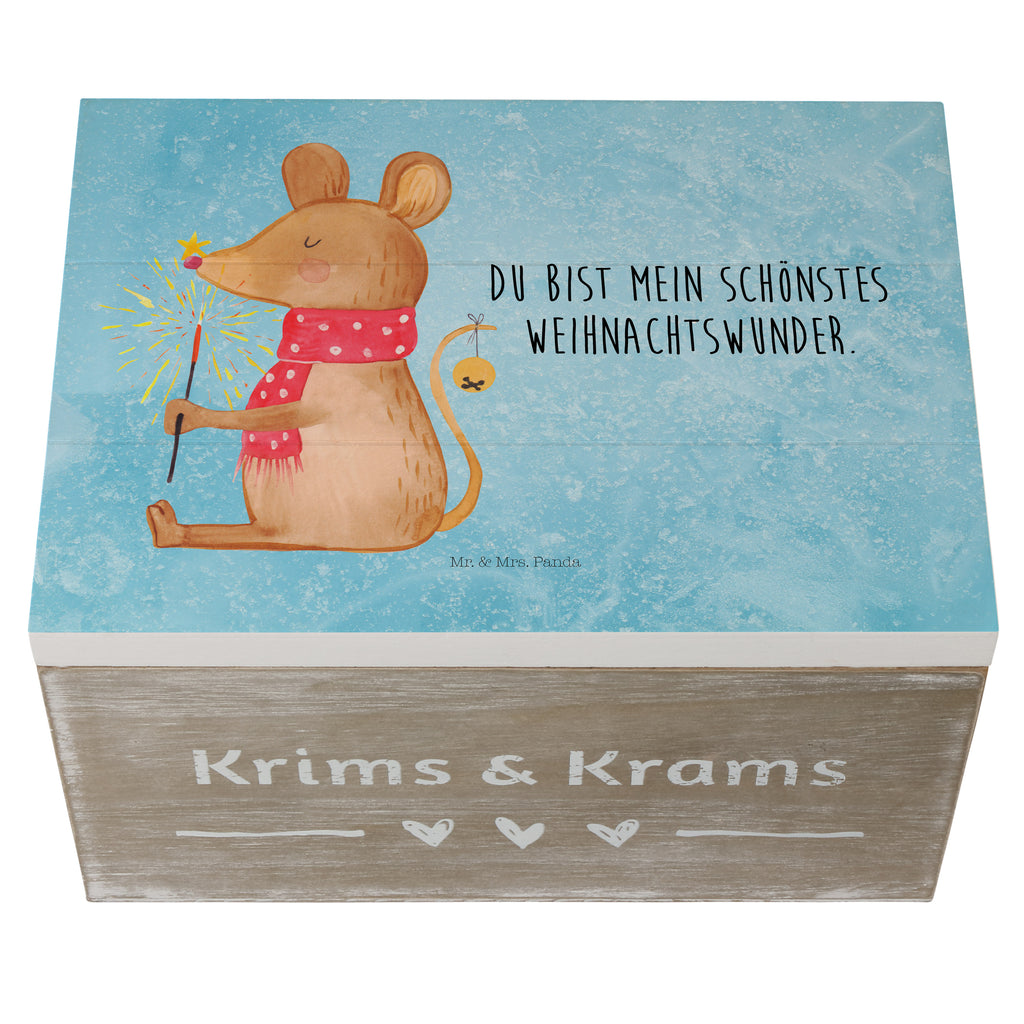 Holzkiste Weihnachtsmaus Holzkiste, Kiste, Schatzkiste, Truhe, Schatulle, XXL, Erinnerungsbox, Erinnerungskiste, Dekokiste, Aufbewahrungsbox, Winter, Weihnachten, Weihnachtsdeko, Nikolaus, Advent, Heiligabend, Wintermotiv, Frohe Weihnachten, Weihnachtsgruß, Weihnachtsmotiv, Maus, Mäuschen, Weihnachtswunder