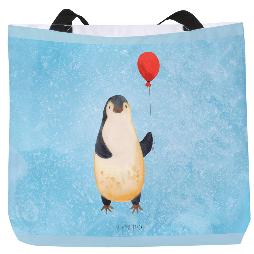 Shopper Pinguin Luftballon Beutel, Einkaufstasche, Tasche, Strandtasche, Einkaufsbeutel, Shopper, Schultasche, Freizeittasche, Tragebeutel, Schulbeutel, Alltagstasche, Pinguin, Pinguine, Luftballon, Tagträume, Lebenslust, Geschenk Freundin, Geschenkidee, beste Freundin, Motivation, Neustart, neues Leben, Liebe, Glück