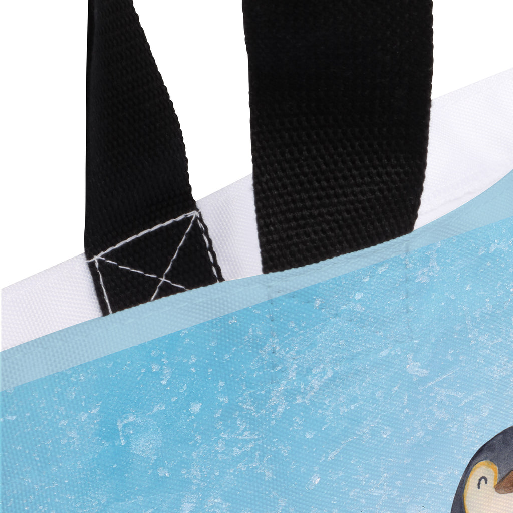Shopper Pinguin Luftballon Beutel, Einkaufstasche, Tasche, Strandtasche, Einkaufsbeutel, Shopper, Schultasche, Freizeittasche, Tragebeutel, Schulbeutel, Alltagstasche, Pinguin, Pinguine, Luftballon, Tagträume, Lebenslust, Geschenk Freundin, Geschenkidee, beste Freundin, Motivation, Neustart, neues Leben, Liebe, Glück