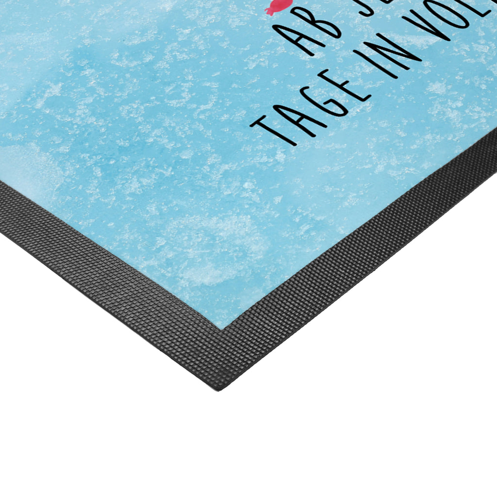 Fußmatte Pinguin Angelboot Türvorleger, Schmutzmatte, Fußabtreter, Matte, Schmutzfänger, Fußabstreifer, Schmutzfangmatte, Türmatte, Motivfußmatte, Haustürmatte, Vorleger, Pinguin, Pinguine, Angeln, Boot, Angelboot, Lebenslust, Leben, genießen, Motivation, Neustart, Neuanfang, Trennung, Scheidung, Geschenkidee Liebeskummer