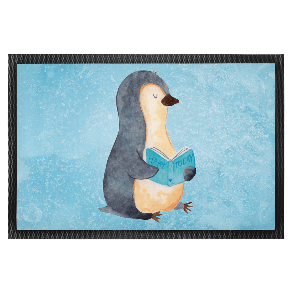 Fußmatte Pinguin Buch