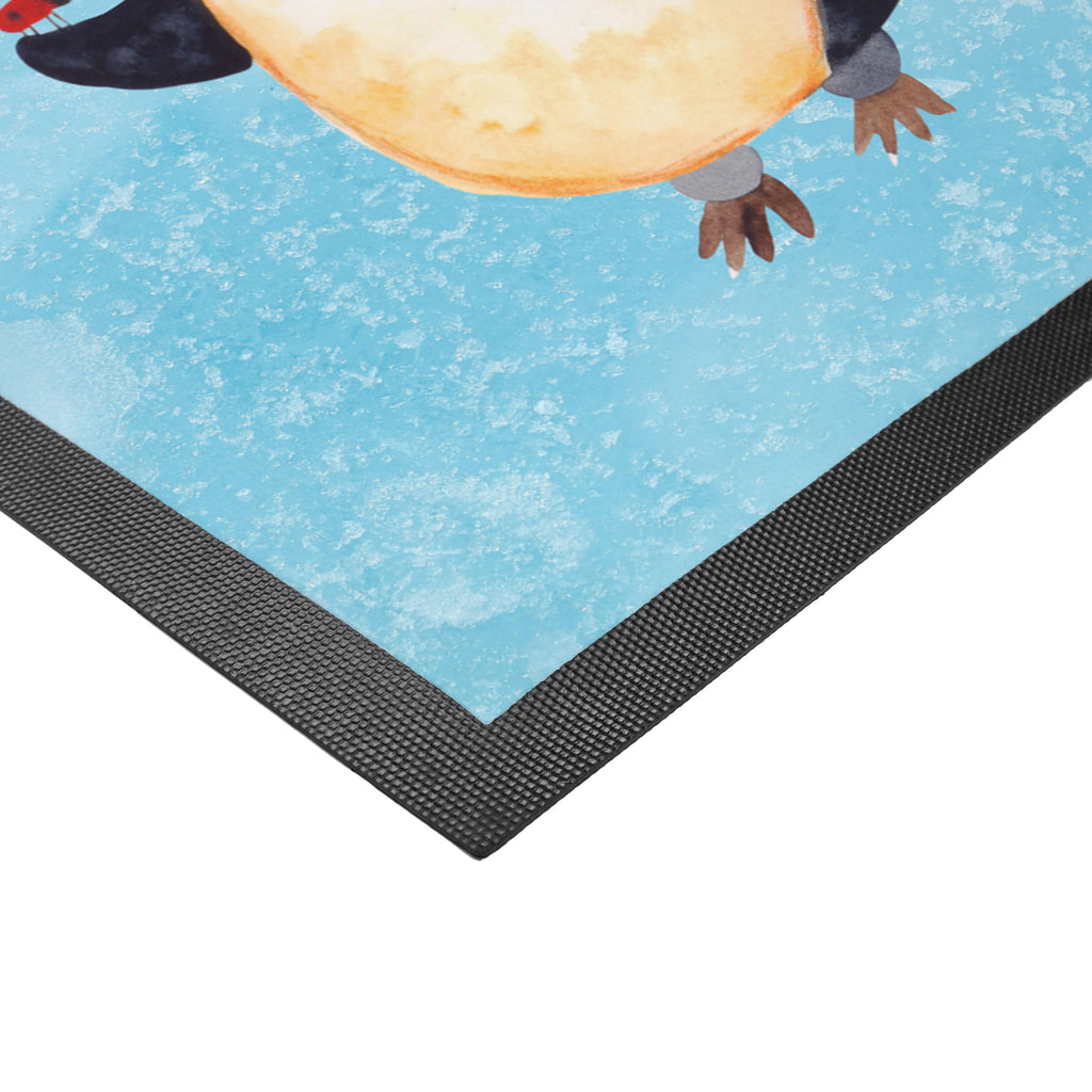 Fußmatte Pinguin Marienkäfer Türvorleger, Schmutzmatte, Fußabtreter, Matte, Schmutzfänger, Fußabstreifer, Schmutzfangmatte, Türmatte, Motivfußmatte, Haustürmatte, Vorleger, Pinguin, Pinguine, Marienkäfer, Liebe, Wunder, Glück, Freude, Lebensfreude