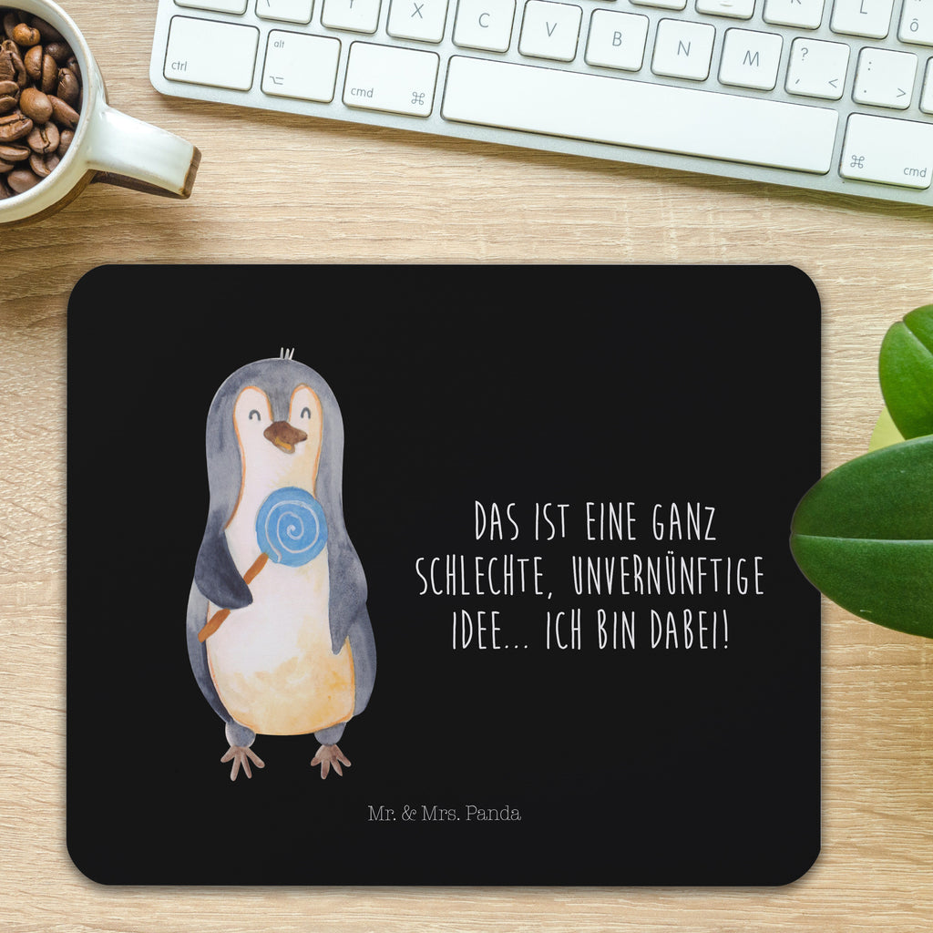 Mauspad Pinguin Lolli Mousepad, Computer zubehör, Büroausstattung, PC Zubehör, Arbeitszimmer, Mauspad, Einzigartiges Mauspad, Designer Mauspad, Pinguin, Pinguine, Lolli, Süßigkeiten, Blödsinn, Spruch, Rebell, Gauner, Ganove, Rabauke