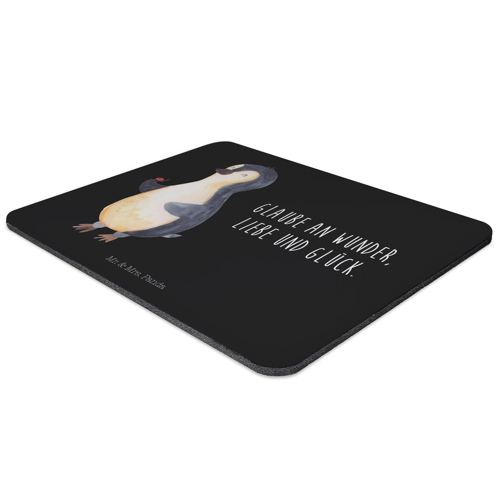 Mauspad Pinguin Marienkäfer Mousepad, Computer zubehör, Büroausstattung, PC Zubehör, Arbeitszimmer, Mauspad, Einzigartiges Mauspad, Designer Mauspad, Pinguin, Pinguine, Marienkäfer, Liebe, Wunder, Glück, Freude, Lebensfreude