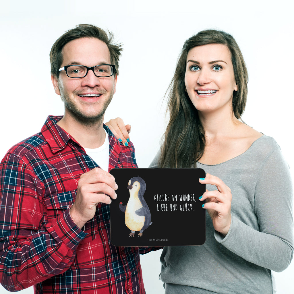 Mauspad Pinguin Marienkäfer Mousepad, Computer zubehör, Büroausstattung, PC Zubehör, Arbeitszimmer, Mauspad, Einzigartiges Mauspad, Designer Mauspad, Pinguin, Pinguine, Marienkäfer, Liebe, Wunder, Glück, Freude, Lebensfreude