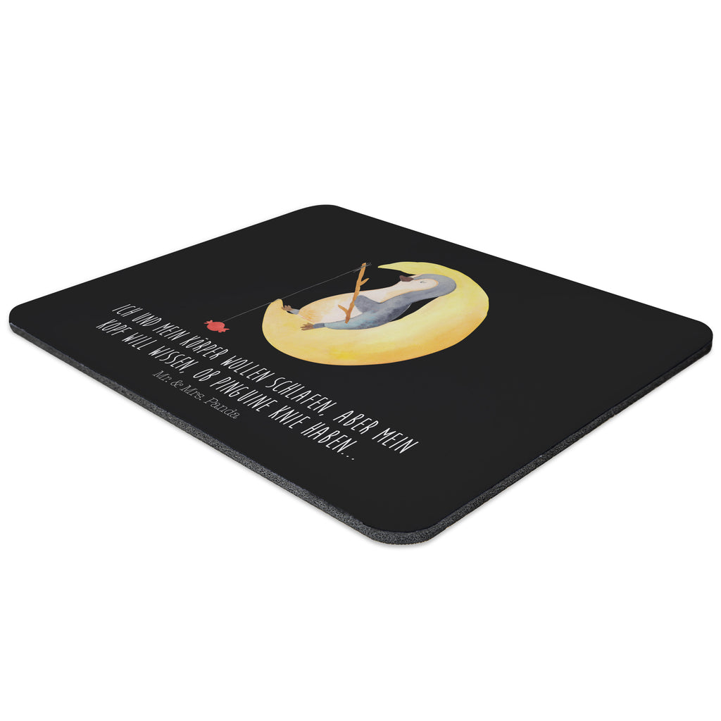 Mauspad Pinguin Mond Mousepad, Computer zubehör, Büroausstattung, PC Zubehör, Arbeitszimmer, Mauspad, Einzigartiges Mauspad, Designer Mauspad, Pinguin, Pinguine, Spruch, schlafen, Nachtruhe, Einschlafen, Schlafzimmer, Schlafstörungen, Gästezimmer