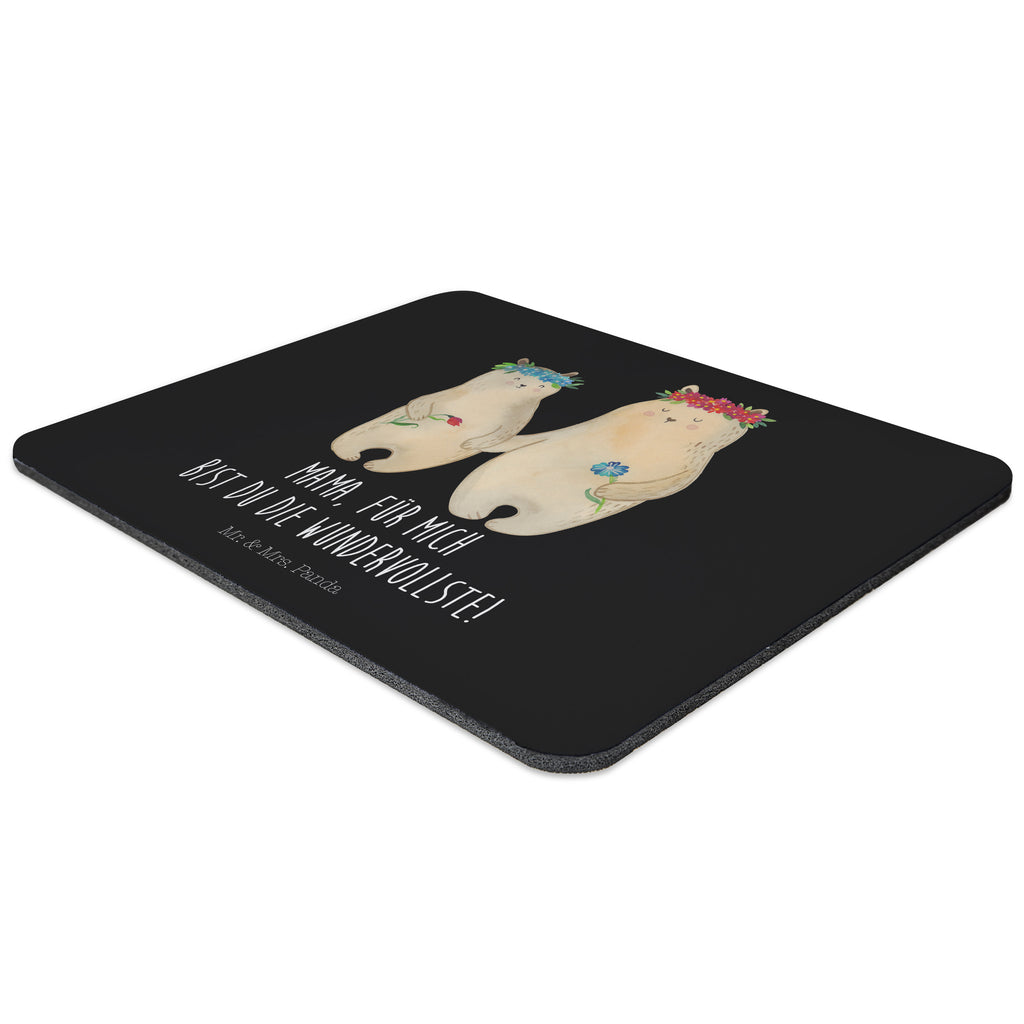 Mauspad Bären mit Blumenkranz Mousepad, Computer zubehör, Büroausstattung, PC Zubehör, Arbeitszimmer, Mauspad, Einzigartiges Mauspad, Designer Mauspad, Familie, Vatertag, Muttertag, Bruder, Schwester, Mama, Papa, Oma, Opa, Bär, Bären, Mutter, Mutti, Mami, Lieblingsmensch, Lieblingsmama, beste Mutter, weltbeste Mama, Geschenk Mama. Muttertag, Tochter, Kind, Kinder, Töchter, Family, Vorbild