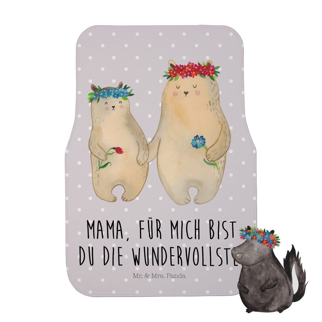 Fahrer Autofußmatte Bären mit Blumenkranz Autofußmatten, Fußmatte Auto, Fahrer, Schmutzmatte Auto, Familie, Vatertag, Muttertag, Bruder, Schwester, Mama, Papa, Oma, Opa, Bär, Bären, Mutter, Mutti, Mami, Lieblingsmensch, Lieblingsmama, beste Mutter, weltbeste Mama, Geschenk Mama. Muttertag, Tochter, Kind, Kinder, Töchter, Family, Vorbild
