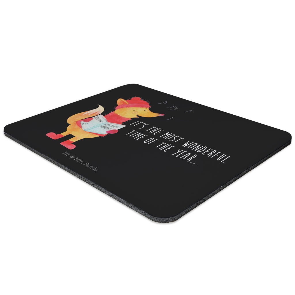 Mauspad Fuchs Sänger Mousepad, Computer zubehör, Büroausstattung, PC Zubehör, Arbeitszimmer, Mauspad, Einzigartiges Mauspad, Designer Mauspad, Winter, Weihnachten, Weihnachtsdeko, Nikolaus, Advent, Heiligabend, Wintermotiv, Fuchs, Füchse, Sänger, Geschenk Sänger, Singen, Weihnachtslieder