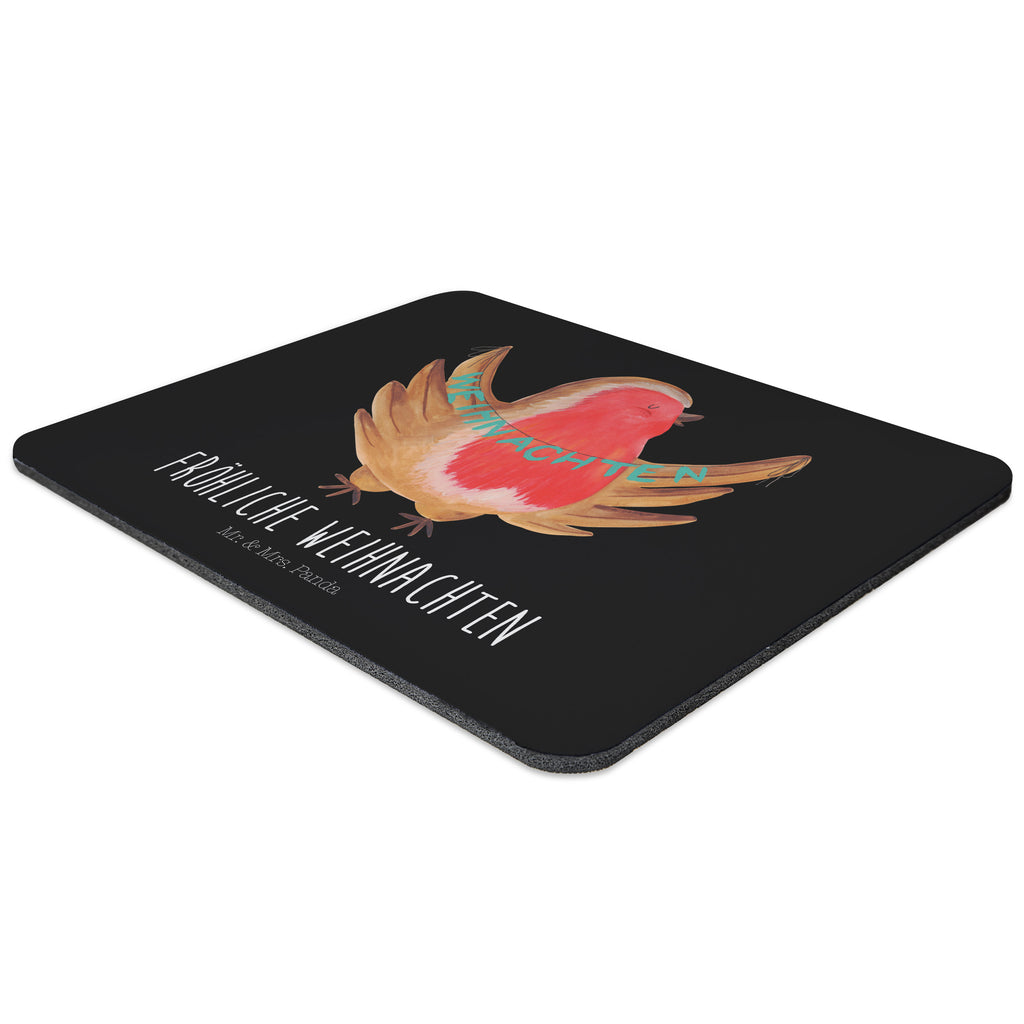Mauspad Rotkehlchen Weihnachten Mousepad, Computer zubehör, Büroausstattung, PC Zubehör, Arbeitszimmer, Mauspad, Einzigartiges Mauspad, Designer Mauspad, Winter, Weihnachten, Weihnachtsdeko, Nikolaus, Advent, Heiligabend, Wintermotiv, Frohe Weihnachten, Weihnachtsmotiv, Weihnachtsgruß, Vogel, xmas