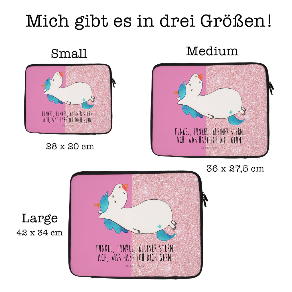 27 x 36 Notebook Tasche  Einhorn Schnullie Notebook Tasche, Laptop, Computertasche, Tasche, Damen, Schutzhülle, Einhorn, Einhörner, Einhorn Deko, Pegasus, Unicorn, Baby, Kleinkind, Geburt, Geburtstag, Säugling, Schnuller, Geschenk Geburt, Mutter, Mama