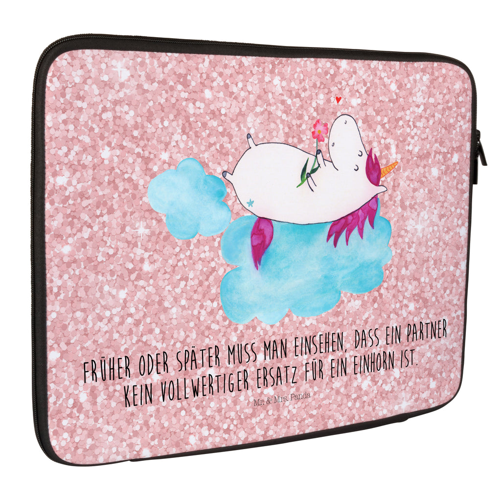 33 x 42 Notebook Tasche Einhorn verliebt auf Wolke Notebook Tasche, Laptop, Computertasche, Tasche, Schutzhülle, Einhorn, Einhörner, Einhorn Deko, Pegasus, Unicorn, verliebt, Liebe, Liebesbeweis, Freundin, Wolke