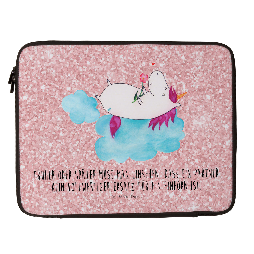 33 x 42 Notebook Tasche Einhorn verliebt auf Wolke Notebook Tasche, Laptop, Computertasche, Tasche, Schutzhülle, Einhorn, Einhörner, Einhorn Deko, Pegasus, Unicorn, verliebt, Liebe, Liebesbeweis, Freundin, Wolke