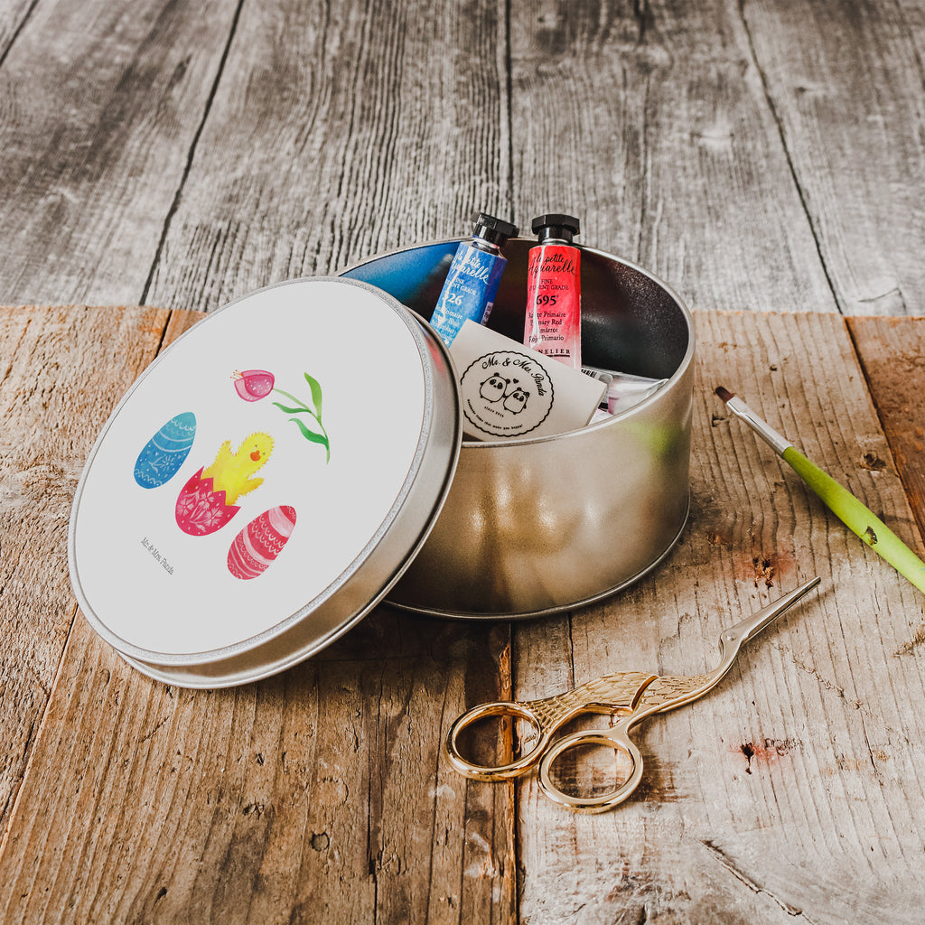 Blechdose rund Küken geschlüpft Metalldose, Keksdose, Dose, Vorratsdose, Geschenkbox, Ostern, Osterhase, Ostergeschenke, Osternest, Osterdeko, Geschenk zu Ostern, Küken, Osterei, Ostereier, Ei, Frühlingsgefühle, Freude, Grüße, liebe Grüße, Frohe Ostern, Ostergrüße