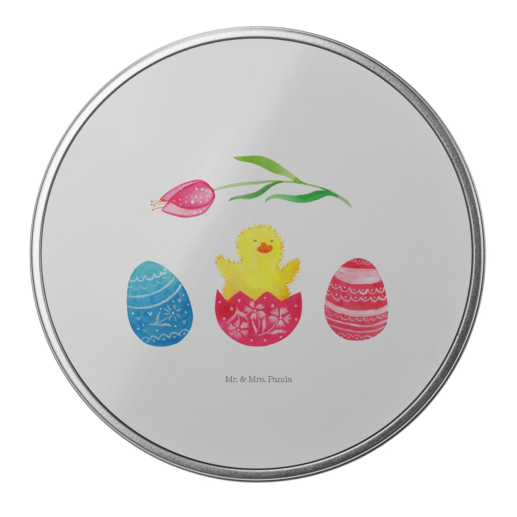 Blechdose rund Küken geschlüpft Metalldose, Keksdose, Dose, Vorratsdose, Geschenkbox, Ostern, Osterhase, Ostergeschenke, Osternest, Osterdeko, Geschenk zu Ostern, Küken, Osterei, Ostereier, Ei, Frühlingsgefühle, Freude, Grüße, liebe Grüße, Frohe Ostern, Ostergrüße