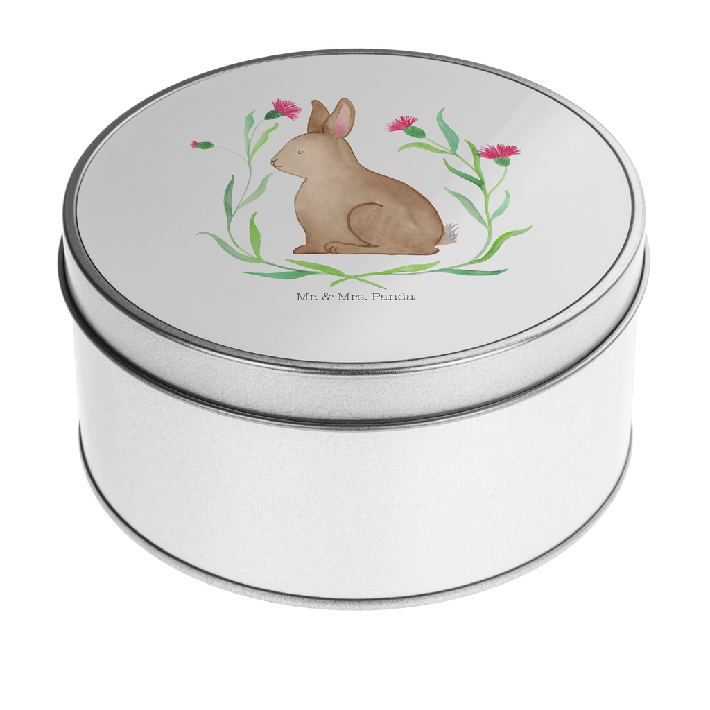 Blechdose rund Hase sitzend Metalldose, Keksdose, Dose, Vorratsdose, Geschenkbox, Ostern, Osterhase, Ostergeschenke, Osternest, Osterdeko, Geschenk zu Ostern, Frohe Ostern, Ostergrüße, Osterblume, Liebe, Grüße, Hase, Kaninchen