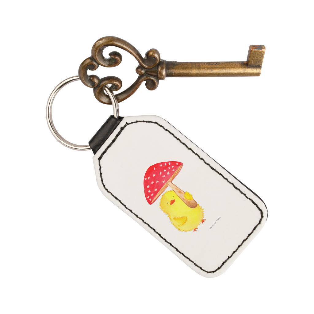 Rechteckig Schlüsselanhänger Küken Fliegenpilz Schlüsselanhänger, Anhänger, Taschenanhänger, Glücksbringer, Schutzengel, Ostern, Osterhase, Ostergeschenke, Osternest, Osterdeko, Geschenk zu Ostern, Küken, Fliegenpilz, Glückspilz, Frohe Ostern, Ostergrüße