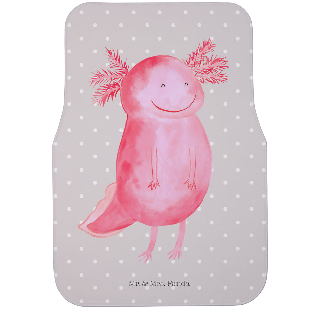 Fahrer Autofußmatte Axolotl glücklich Autofußmatten, Fußmatte Auto, Fahrer, Schmutzmatte Auto, Axolotl, Molch, Axolot, Schwanzlurch, Lurch, Lurche, Motivation, gute Laune