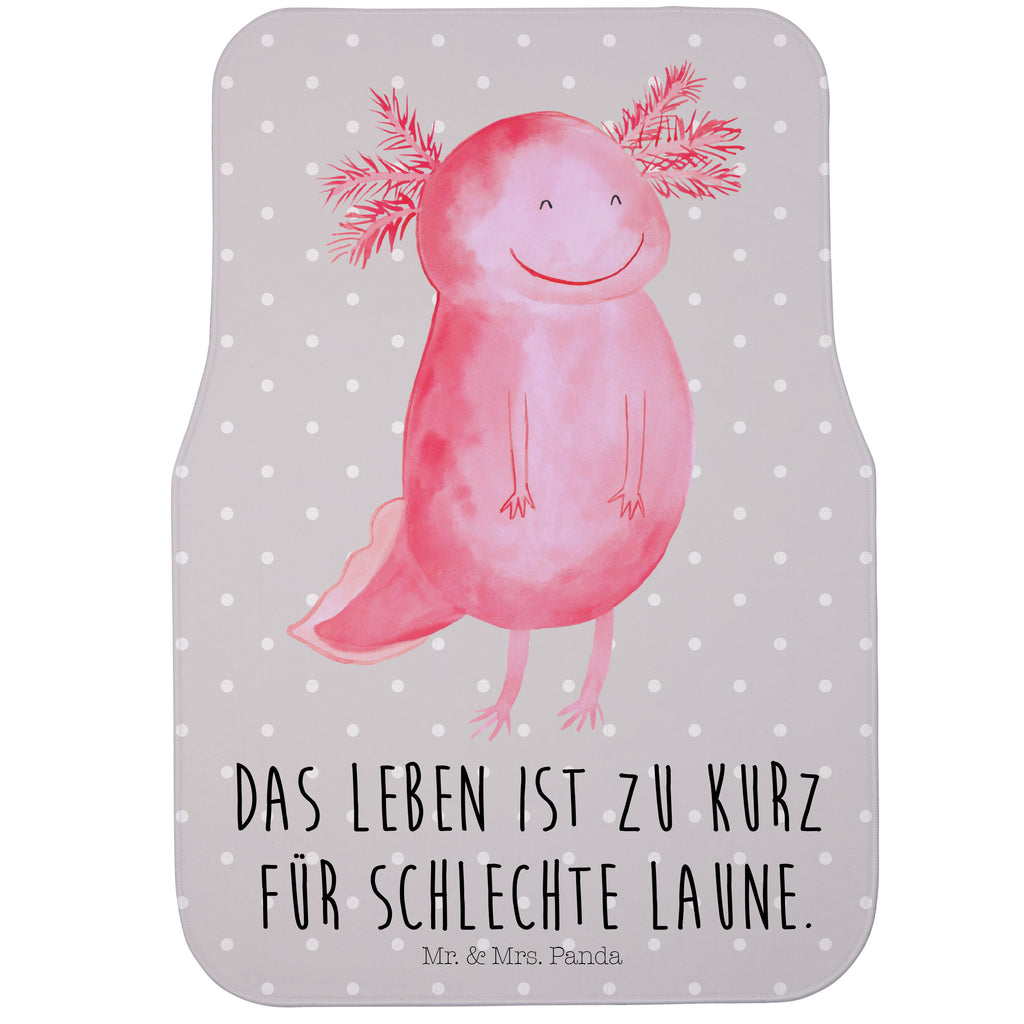 Fahrer Autofußmatte Axolotl glücklich Autofußmatten, Fußmatte Auto, Fahrer, Schmutzmatte Auto, Axolotl, Molch, Axolot, Schwanzlurch, Lurch, Lurche, Motivation, gute Laune