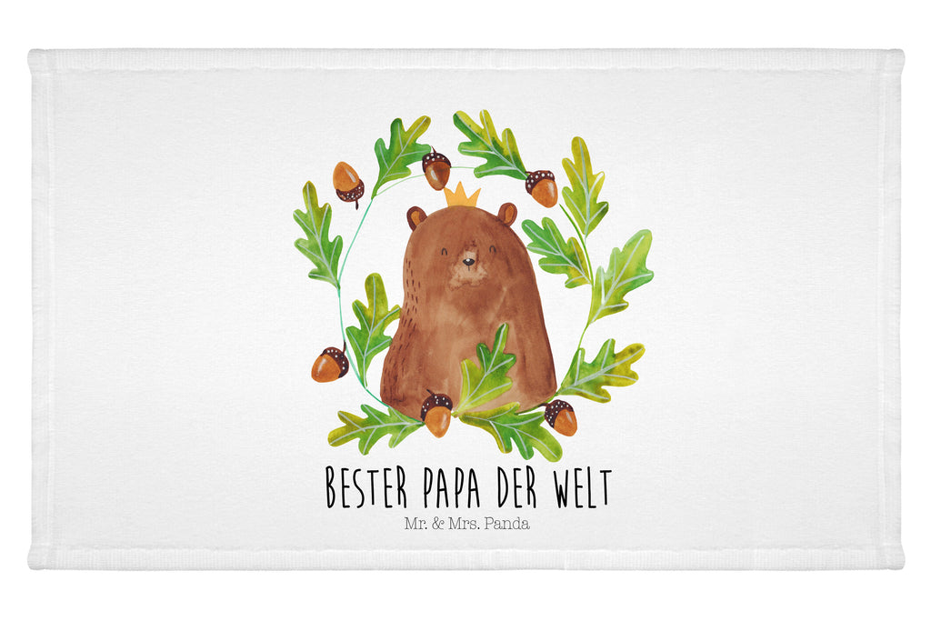 Gäste Handtuch Bär König Gästetuch, Reisehandtuch, Sport Handtuch, Frottier, Kinder Handtuch, Bär, Teddy, Teddybär, Papa, Papa Bär, bester Vater, bester Papa, weltbester Papa, Vatertag, Vater, Dad, Daddy, Papi