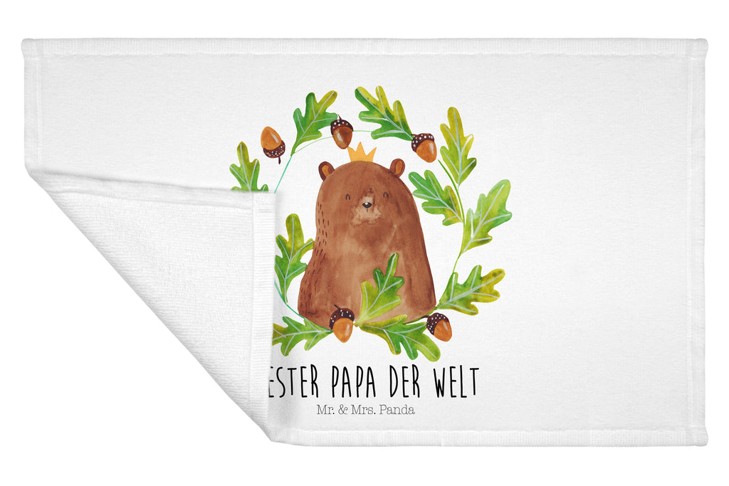 Gäste Handtuch Bär König Gästetuch, Reisehandtuch, Sport Handtuch, Frottier, Kinder Handtuch, Bär, Teddy, Teddybär, Papa, Papa Bär, bester Vater, bester Papa, weltbester Papa, Vatertag, Vater, Dad, Daddy, Papi