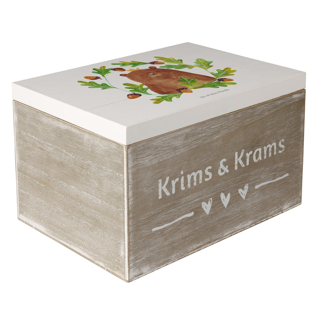 Holzkiste Bär König Holzkiste, Kiste, Schatzkiste, Truhe, Schatulle, XXL, Erinnerungsbox, Erinnerungskiste, Dekokiste, Aufbewahrungsbox, Bär, Teddy, Teddybär, Papa, Papa Bär, bester Vater, bester Papa, weltbester Papa, Vatertag, Vater, Dad, Daddy, Papi