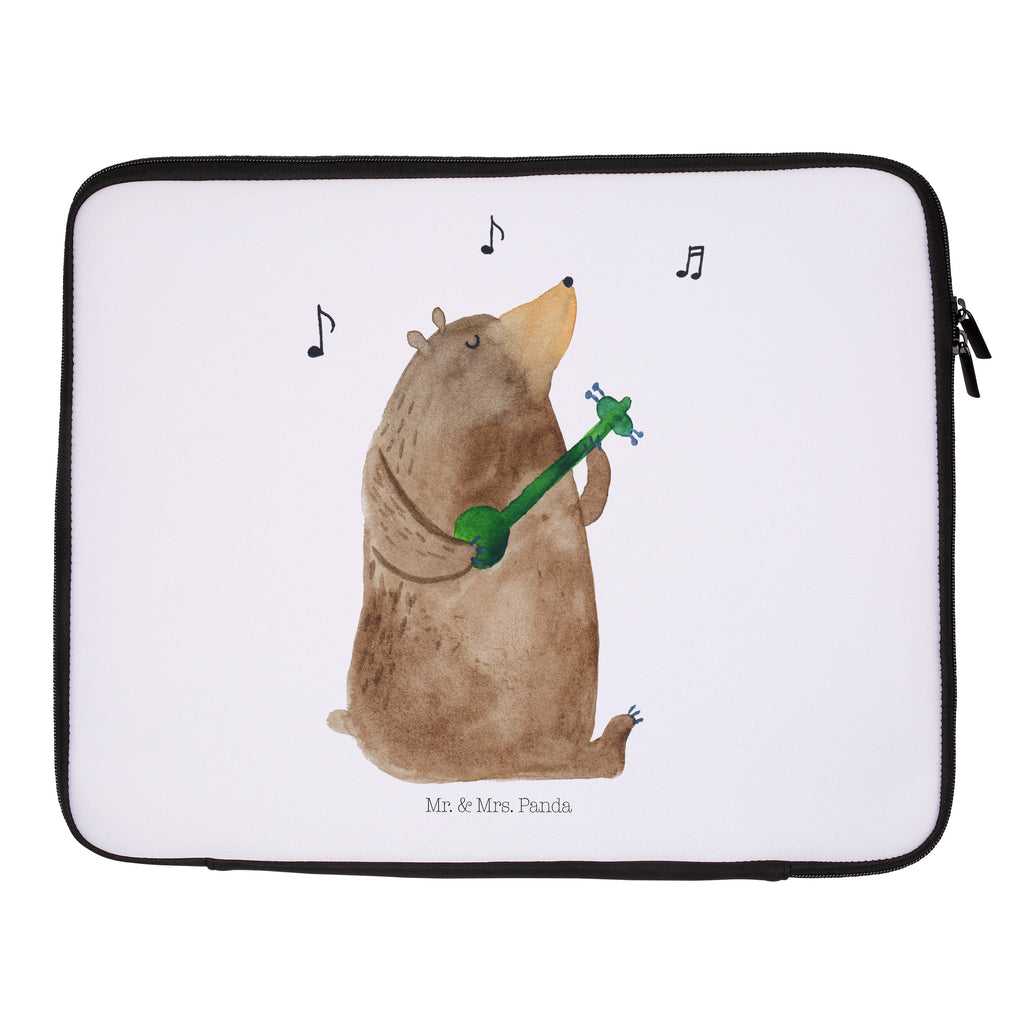 33 x 42 Notebook Tasche Bär Gitarre Notebook Tasche, Laptop, Computertasche, Tasche, Schutzhülle, Bär, Teddy, Teddybär